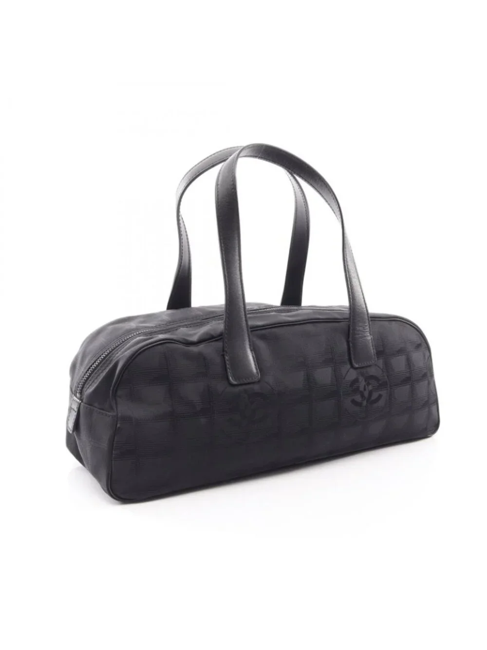 Chanel Handbag New Travel Line Black Leather